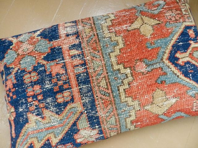 Persian Rug Pillow - Kilim Pillow - Oriental Carpet - Large Cushion