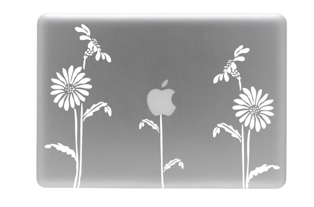 Smell The Daises Macbook Decal / Macbook Sticker / Laptop Decal