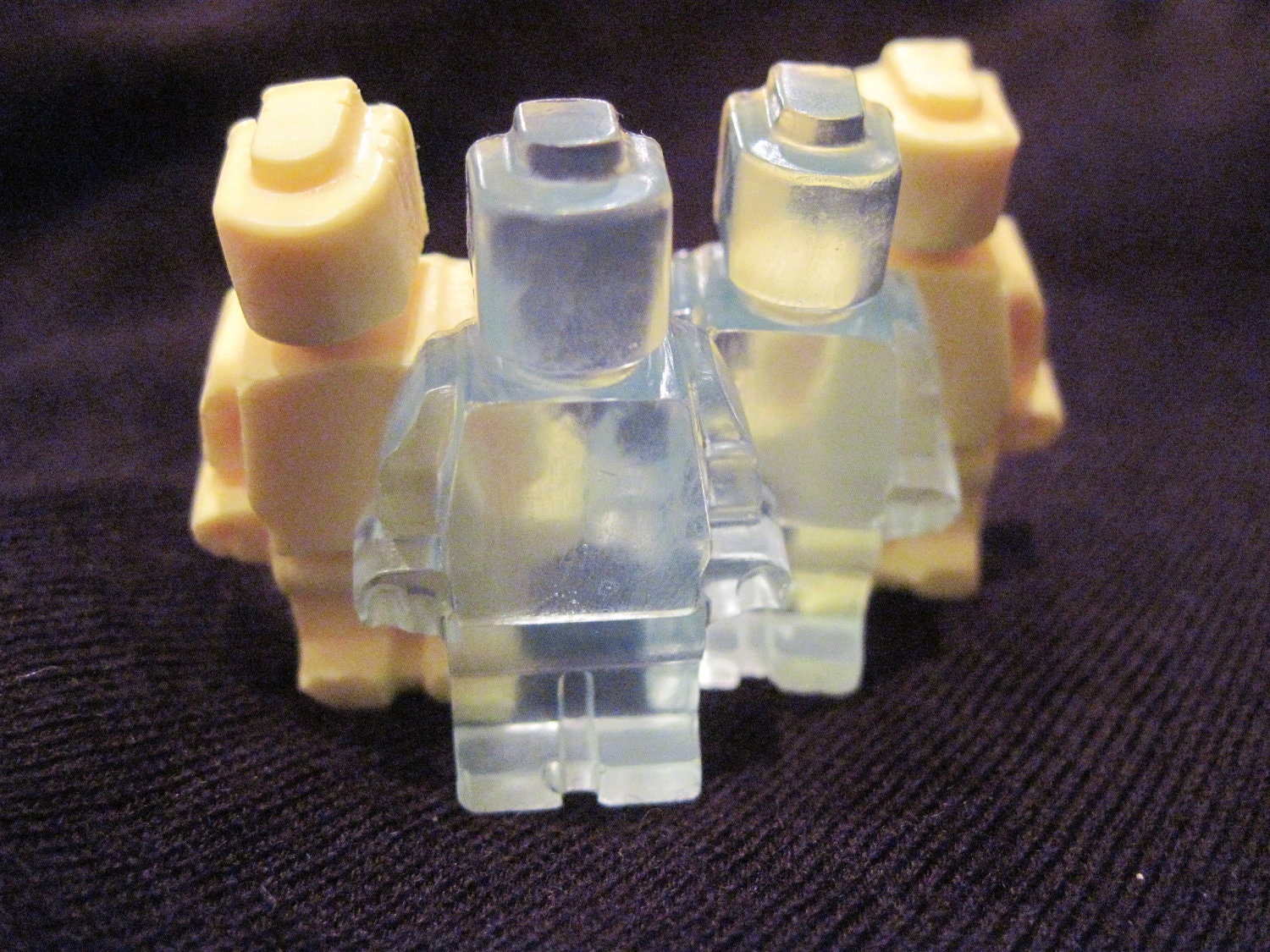 Lego minifigure soaps