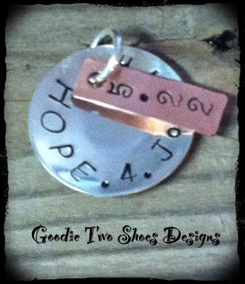Hope 4 Joplin  5-22-11 Custom Stamped Necklace