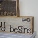 Home is where our Story Begins saying on decorative wooden blocks home decoration brown vintage wedding gift personalized photo gift