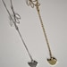 Bird and Branch Lariat Necklace - Bird and Branch Necklace - Matte Silver plated or Matte Gold plated