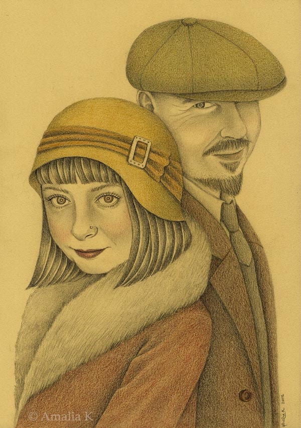 Custom Portrait Pencil Drawing Custom Couple Portrait - Detailed Photographic Style (up to 2 persons) - Layaways Available