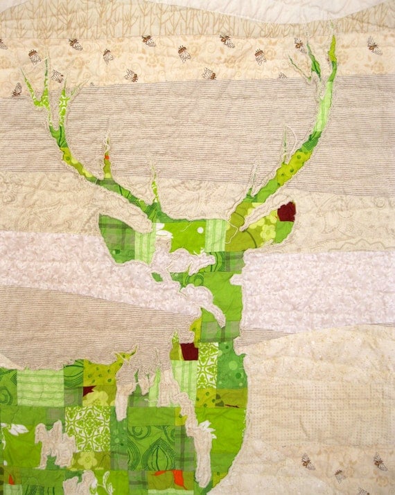 Green Stag Quilt