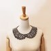 A Handmade Chic Rhinestone & Metal bead Decorate collar