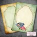 Vintage collage sheet ROMANTIC ELEGANCE, Printable images for gift tags, Shabby chic labels and decoupage