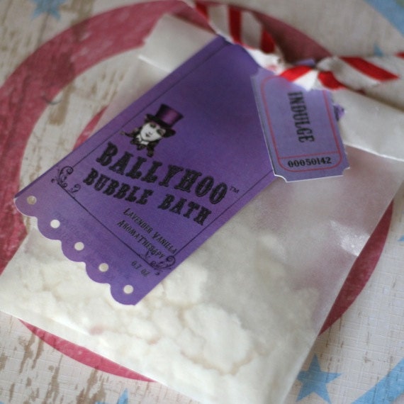 Scented Bubble Bath Powder - single use packet