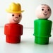 Cowboy and Bald Man Fisher Price Little People