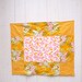 baby quilt girl bright floral