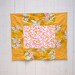 baby quilt girl bright floral