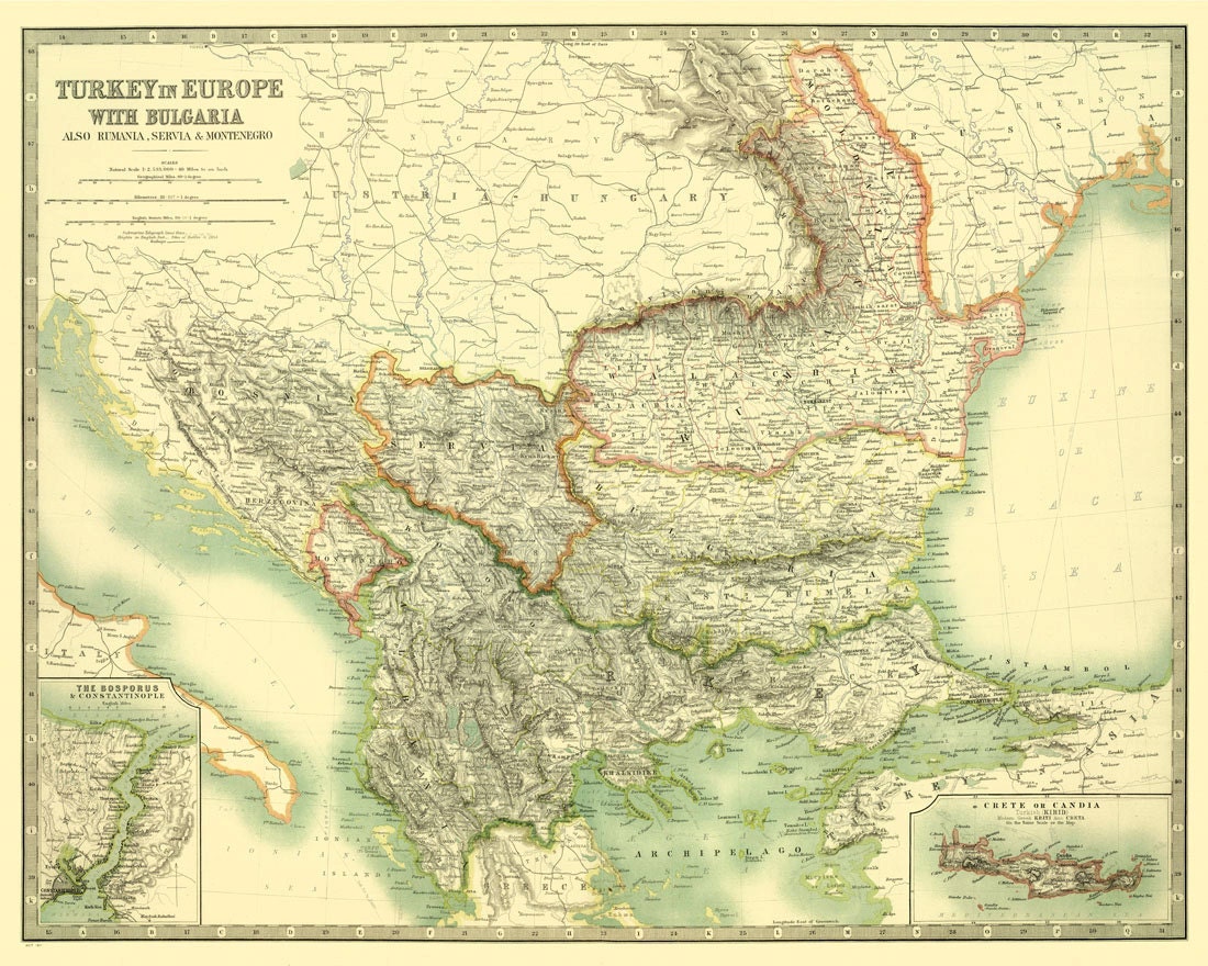 balkan peninsula map