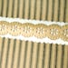 White kraft paper scalloped tape - 1 & 1/2 inch wide water activated tape - 9 yards