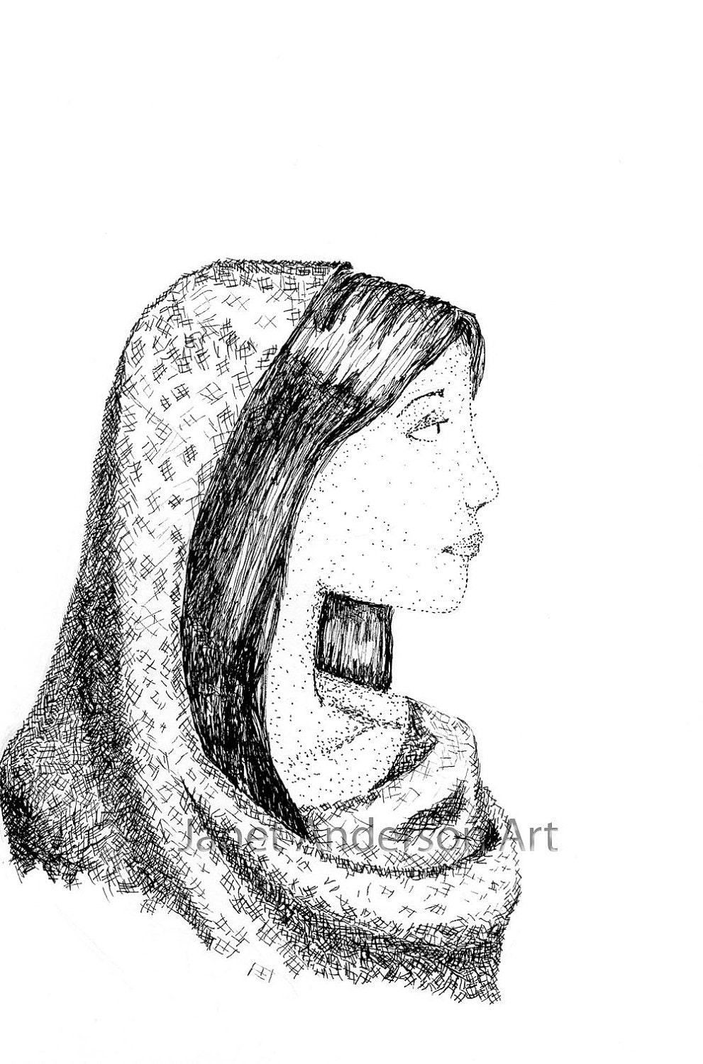 Clara - Signed 8 1/2 x 11 Print
