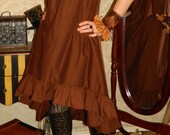 New Ragamuffin Dress in Cotton -- Custom Made in Your Size and Color Choice