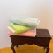 Spring 3 fabric bolts handmade dollhouse miniatures