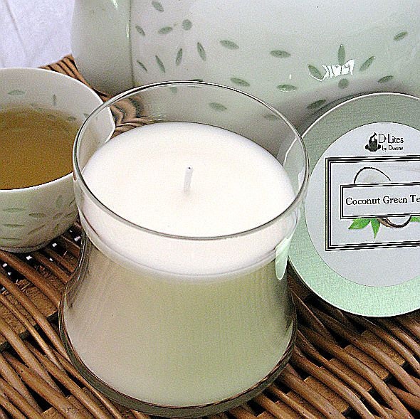 Coconut Green Tea 12 oz. candle