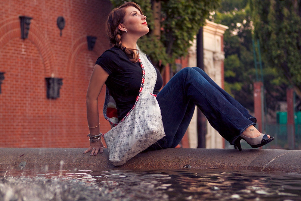 Choose your colors: Crossbody Townie Bag, reversible with two interior pockets