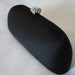 Black satin timeless stunning minaudiere