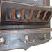The Parisian Home Metro - Black Vintage Style Chalkboard, Mail Basket and Key Hooks