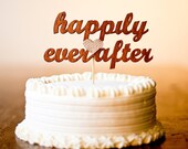 The Whimsical Wedding Cake Topper in Burlap - Large - Ready to ship