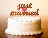 The Whimsical Wedding Cake Topper in Party Pink - Large - Ready to ship