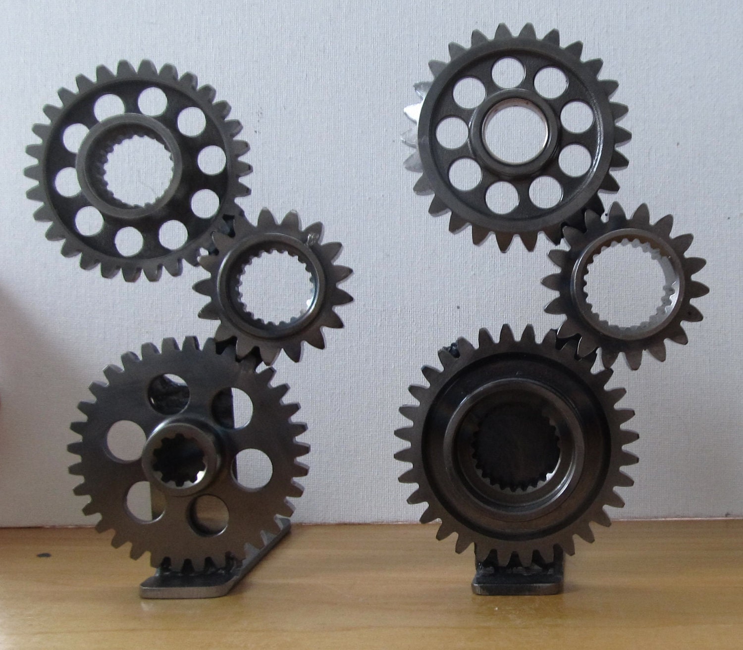 Pair of Motorcycle Gear Bookends