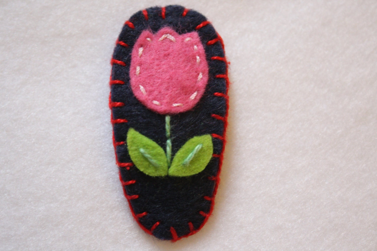 Tulip Felt Hair Clip