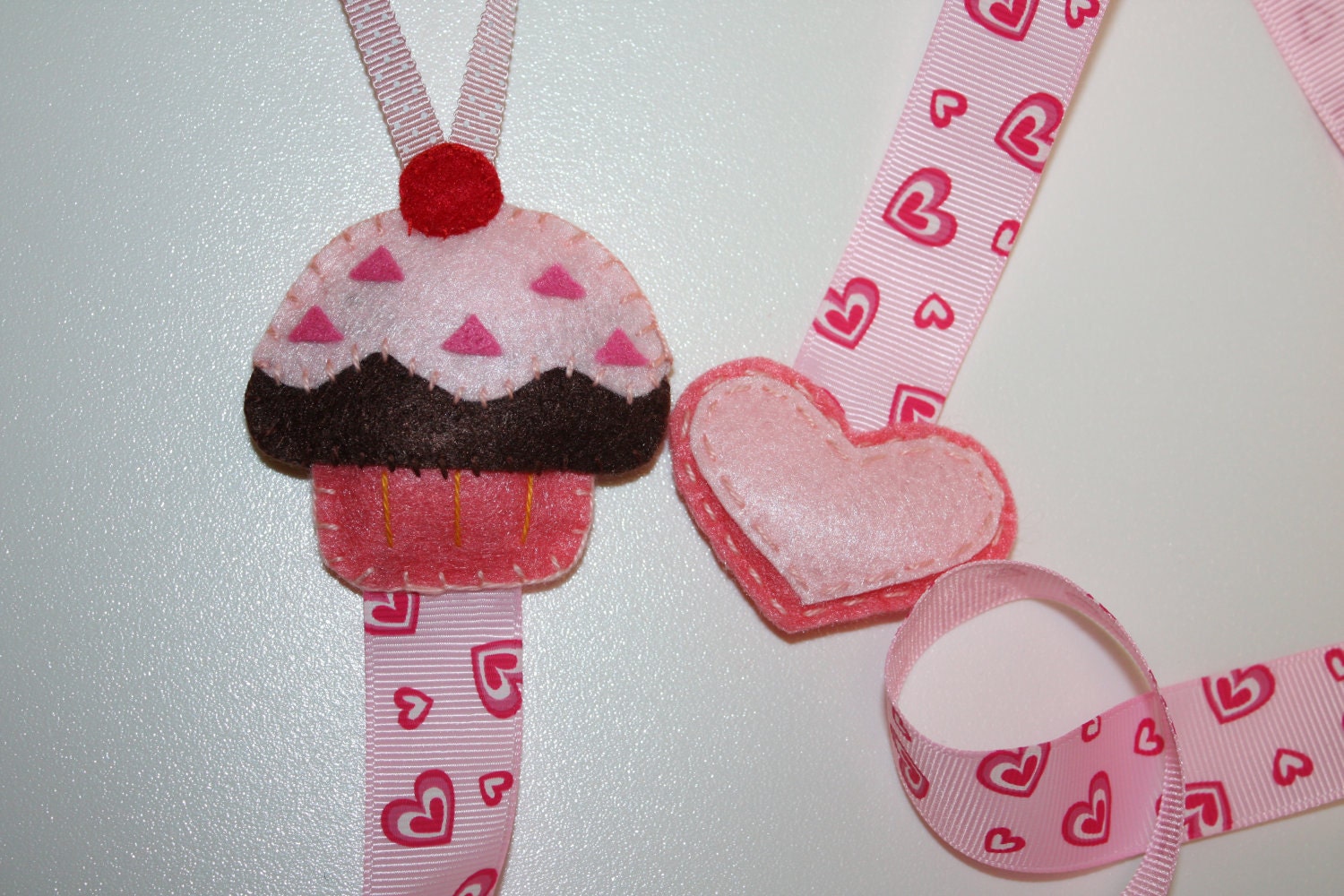 Felt Cupcake Hair Clip Holder
