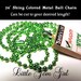 KELLY GREEN 24 inch Ball Chain Necklace 2.4mm size for Scrabble Tile & and 1 inch x 1 inch Necklace Tile Pendants