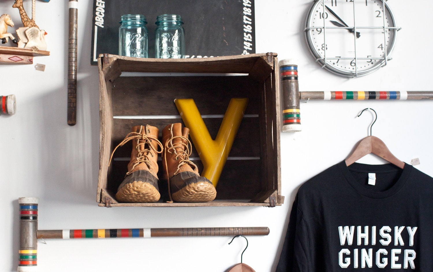 Simple Wooden Wall Crate