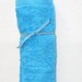 Terrycloth Toothbrush and Paste Travel Pouch in Turquoise...great little gift....free shipping