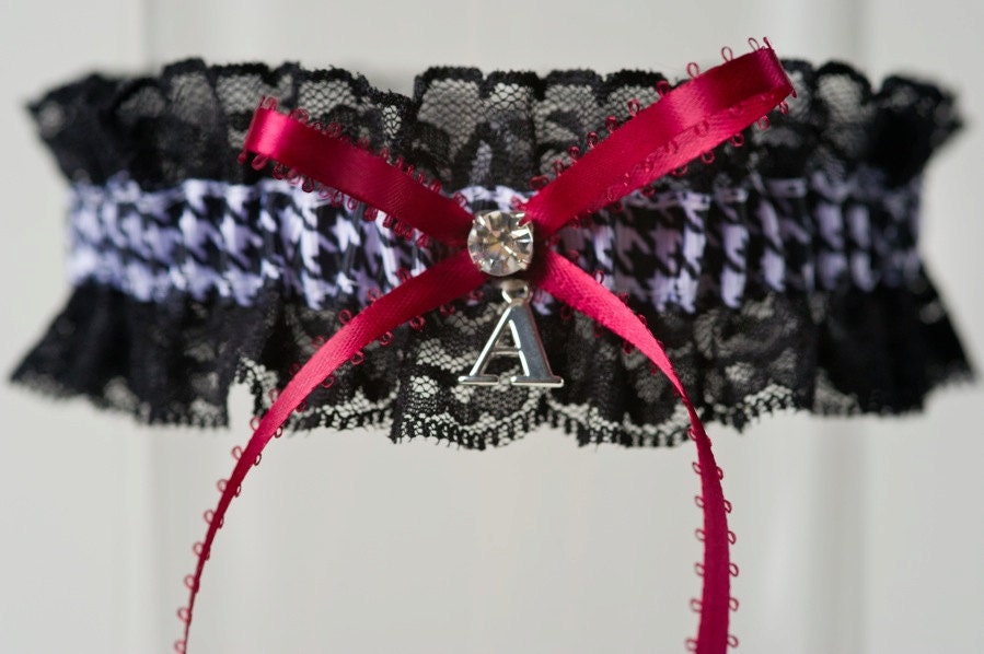 Alabama Wedding Garter Houndstooth