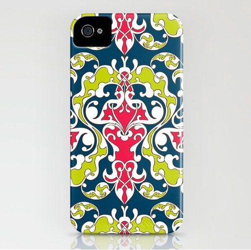 Turkish Vines Print iPhone Case - (3GS, 3G, 4S, 4)