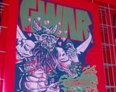 GWAR Gig Poster "Oderus Alloverus" - Last One