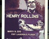 Henry Rollins Gig Poster