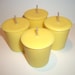 Pineapple Scented Soy Votive Candles Set of 4