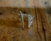 Fine Silver Abstract Ring