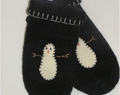 Winter Warm Felted Wool Mitten Kit, Quick and Easy