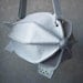 Grey Felt Dirigible Purse (Blimp Bag)