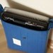 Blue Tardis Felt Bag