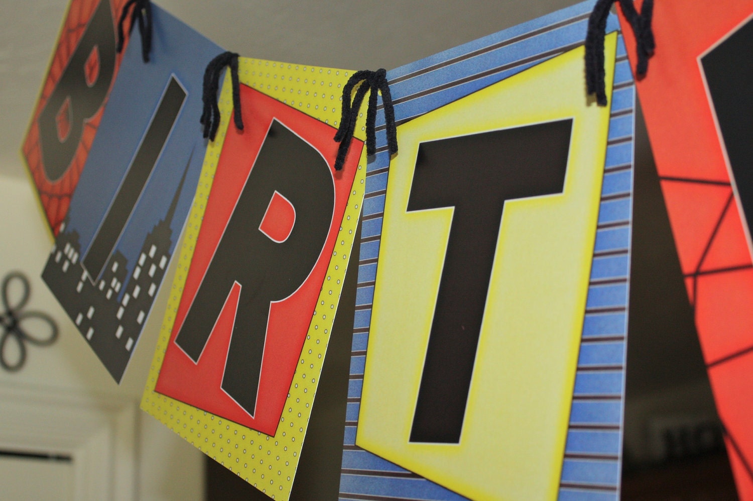 Birthday Spiderman Banner- Printable DIY