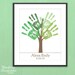 DIY Personalized Child's Handprint Tree - Printable pdf Kids Craft Project