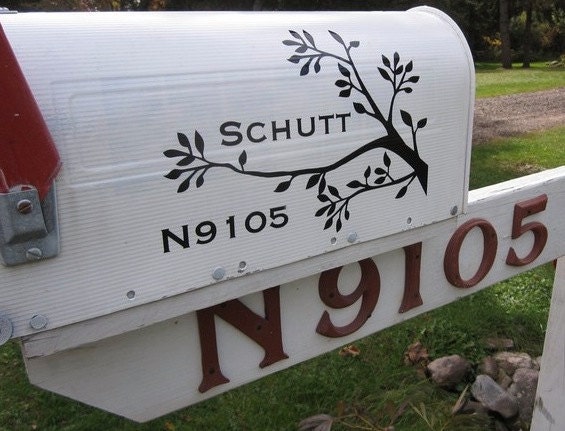 Custom Mailbox decal (Set of 2)