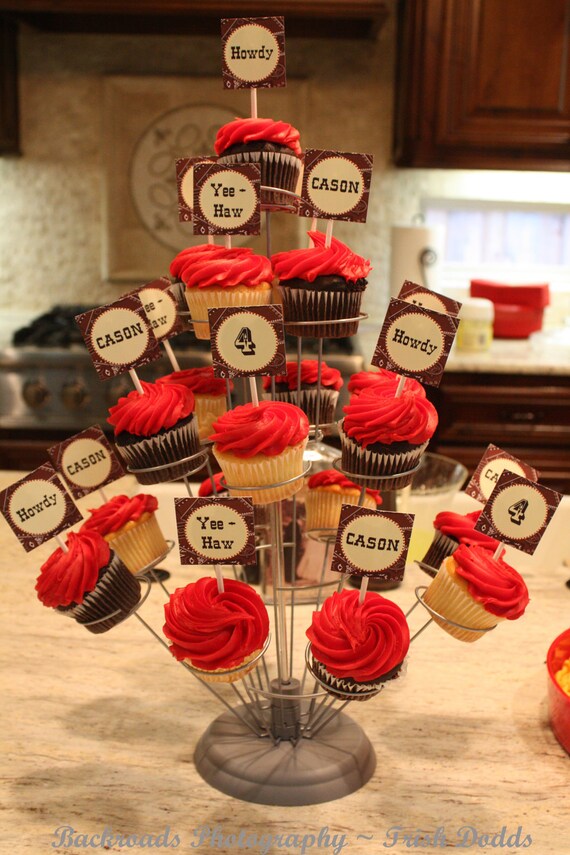 CUSTOM Toppers - Hoe Down Party Collection - by BellaGrey Designs Il_570xn