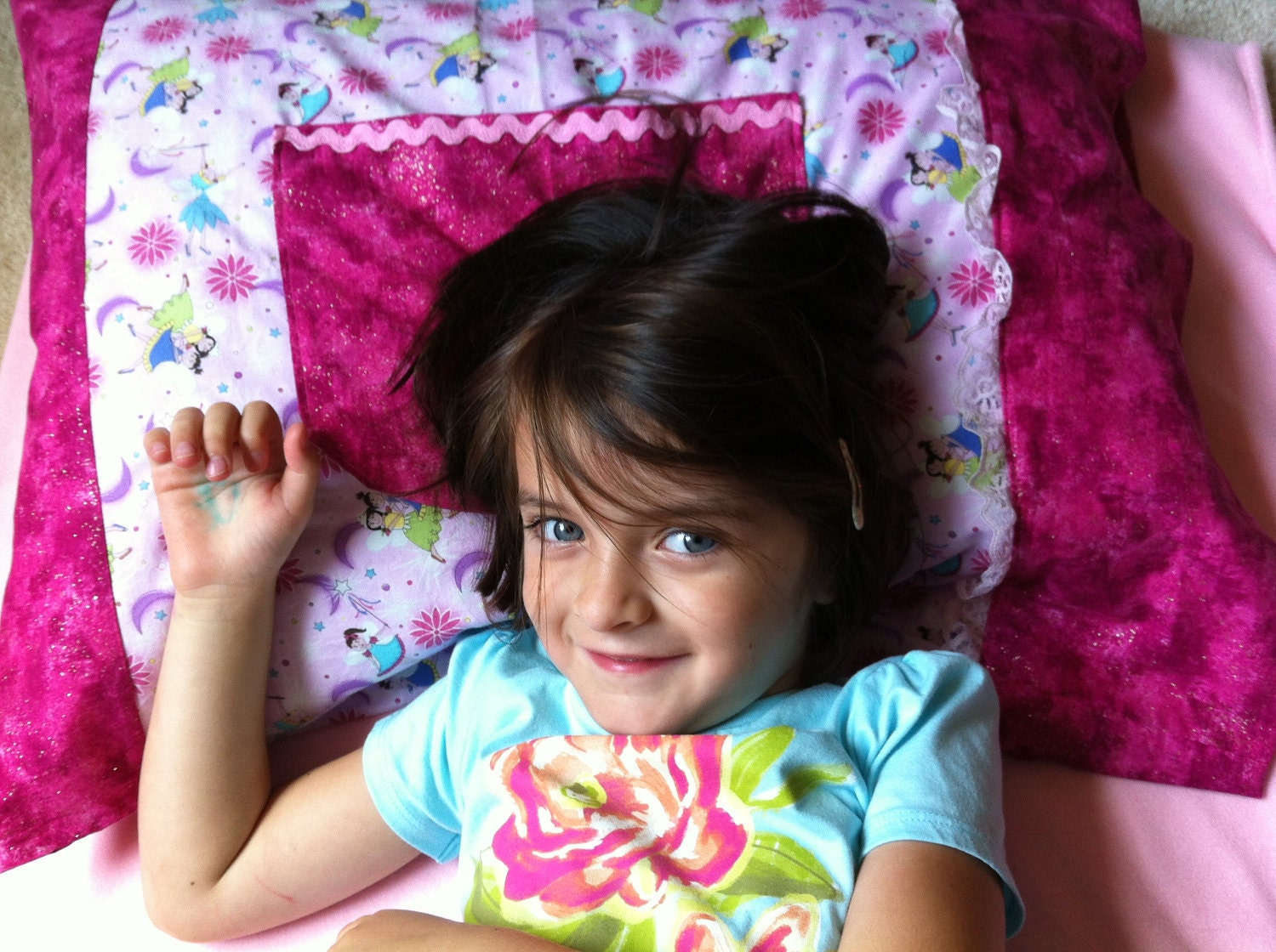 Kids Fairy Princess Slumber Party Sleepover Pillowcase