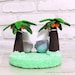 Love birds 'I Do" banner wedding cake topper Deco Gift