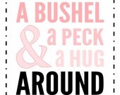 I Love You a Bushel and a Peck Subway  8 X 10 Art Print