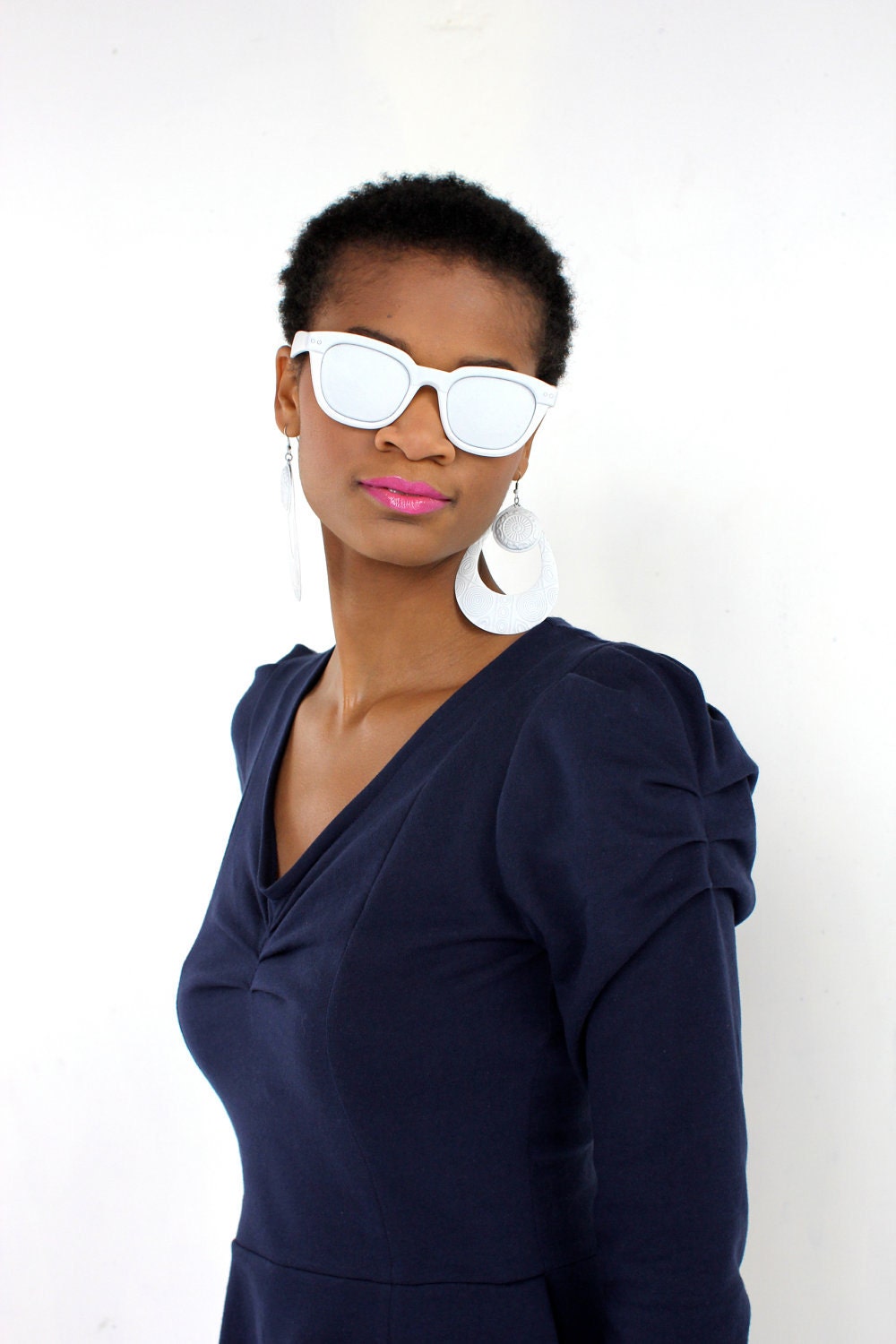 Travelin' Light Sweatshirt Dress -- Navy Blue IN STOCK (M)
