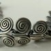 Vintage Sterling Silver Scroll Bracelet