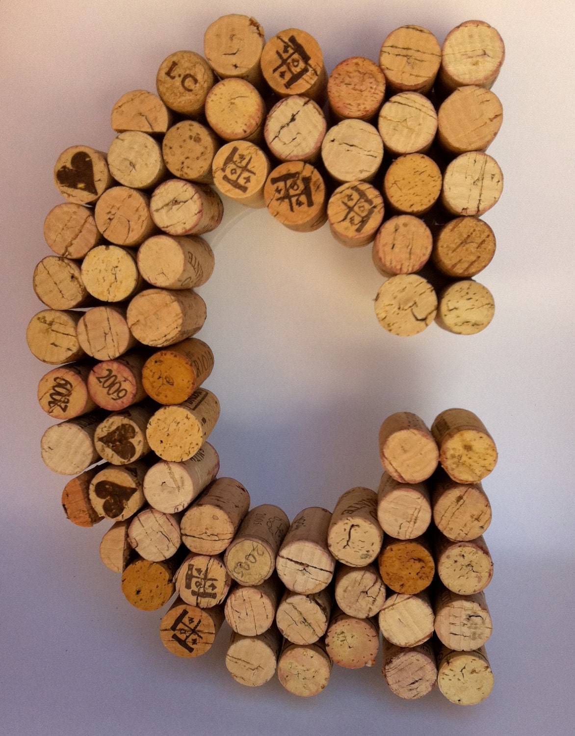Monogram Cork Letter
